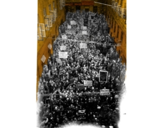 הפגנה של חברי הבונד בורשה, תחילת שנות השלושים של המאה העשרים. זכויות: איוו, ניו יורק